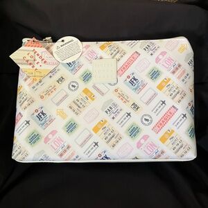 Tender Love + Carry Toiletry Cosmetic Bag Airport Airline Bag Tag Codes